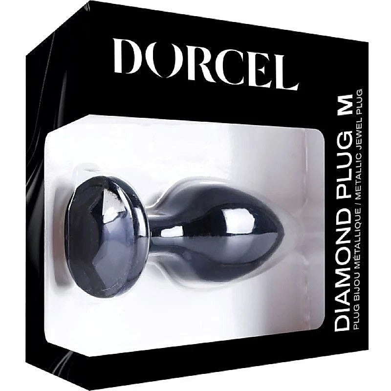 Marc Dorcel Toys Diamond Plug Black Premium Aluminum Anal Plug - Butt Plugs