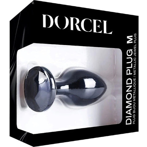 Marc Dorcel Toys Diamond Plug Black Premium Aluminum Anal Plug - Butt Plugs