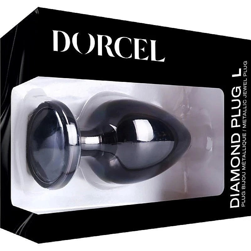 Marc Dorcel Toys Diamond Plug Black Premium Aluminum Anal Plug - Butt Plugs