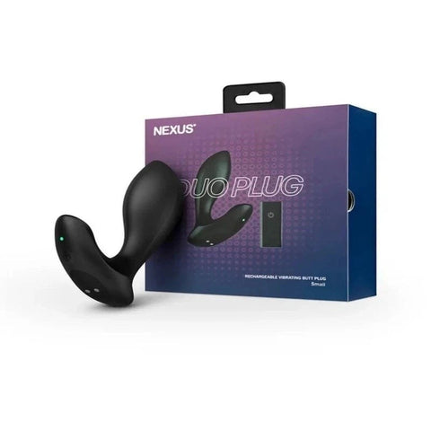 Nexus Sex Toys Duo Plug Rechargeable Anal Vibrator for Blissful Pleasure - Prostate Toys