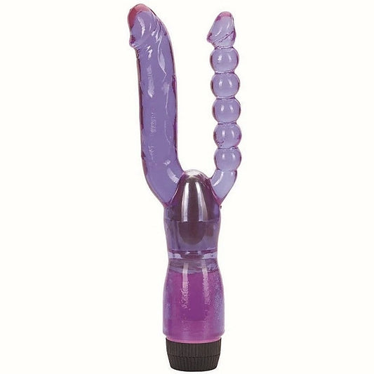 Xcel Double Penetrating Penis Shape Vibrator - Anal Vibrators