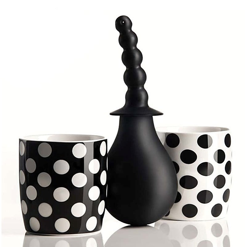Premium Rippled Silicone Douche by BDStyle - Enemas and Douches