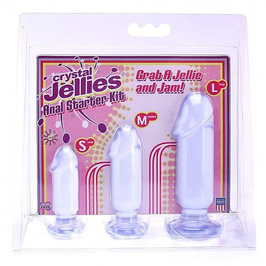 Anal Starter Clear Kit by Doc Johnson - Anal Beads and Balls