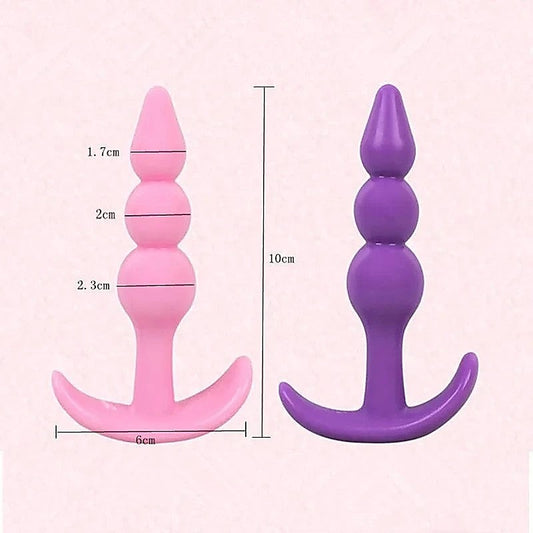 The Minis Black Bubble Butt Plug by Doc Johnson - Butt Plugs