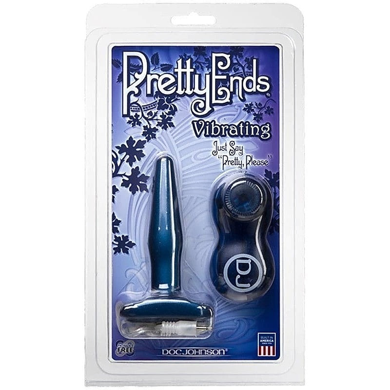 Pretty Ends Vibrating Anal Plug Small by Doc Johnson - Butt Plugs