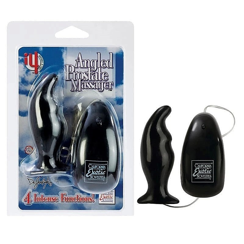 Angled Vibrating Prostate Massager by California Exotics - Prostate Toys