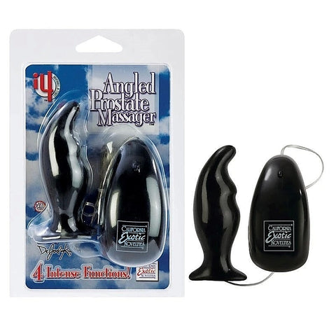 Angled Vibrating Prostate Massager by California Exotics - Prostate Toys