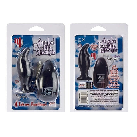 Angled Vibrating Prostate Massager by California Exotics - Prostate Toys