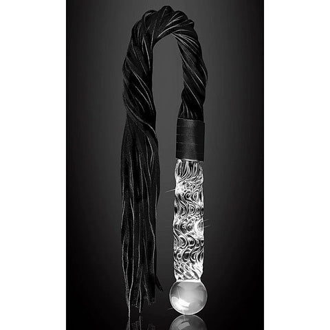 Icicles No 38 Hand Blown Glass Whip by Pipedream - Anal Dildos