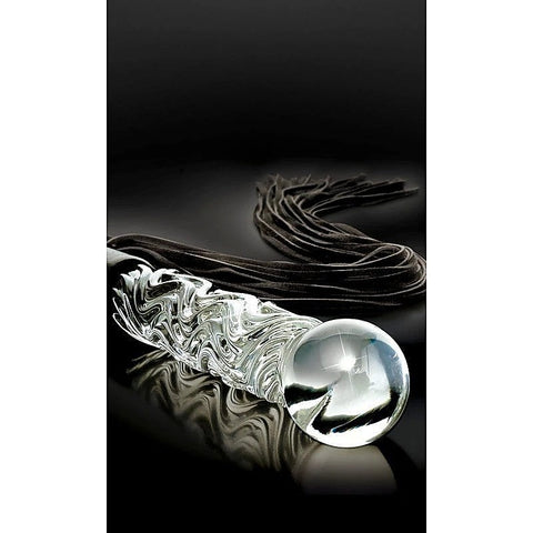 Icicles No 38 Hand Blown Glass Whip by Pipedream - Anal Dildos