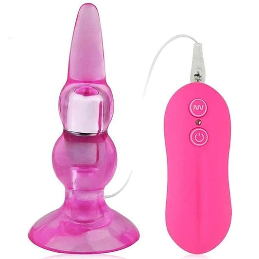 Pleasure Butt Plug 10 Modes Pink by Aphrodisia - Anal Vibrators