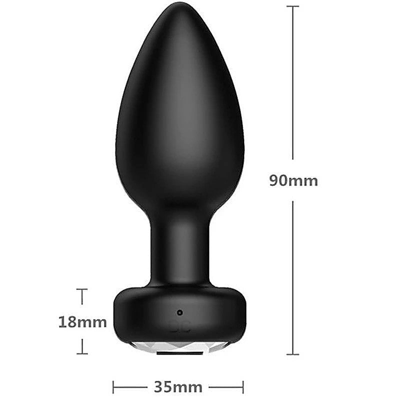 Lily Silicone Vibrating Butt Plug by Maxpassion - Butt Plugs