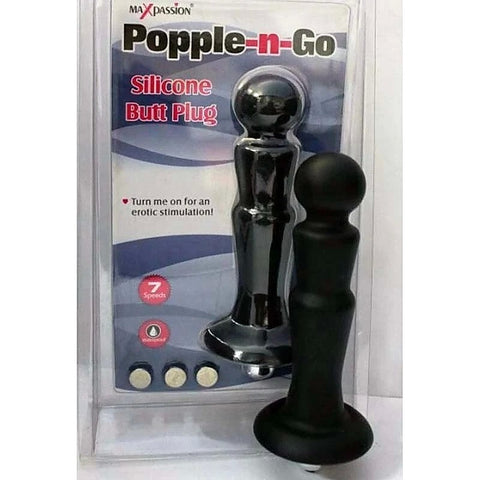 Popple-n-Go Silicone Butt Plug by Maxpassion - Butt Plugs