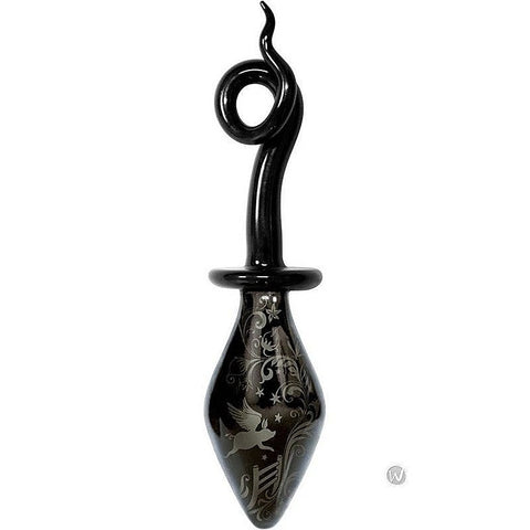 Premium Glass Pony Tail Plug by Icon Brands - Butt Plugs