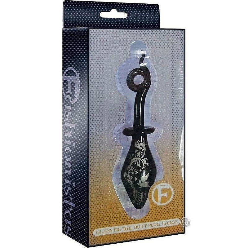 Premium Glass Pony Tail Plug by Icon Brands - Butt Plugs