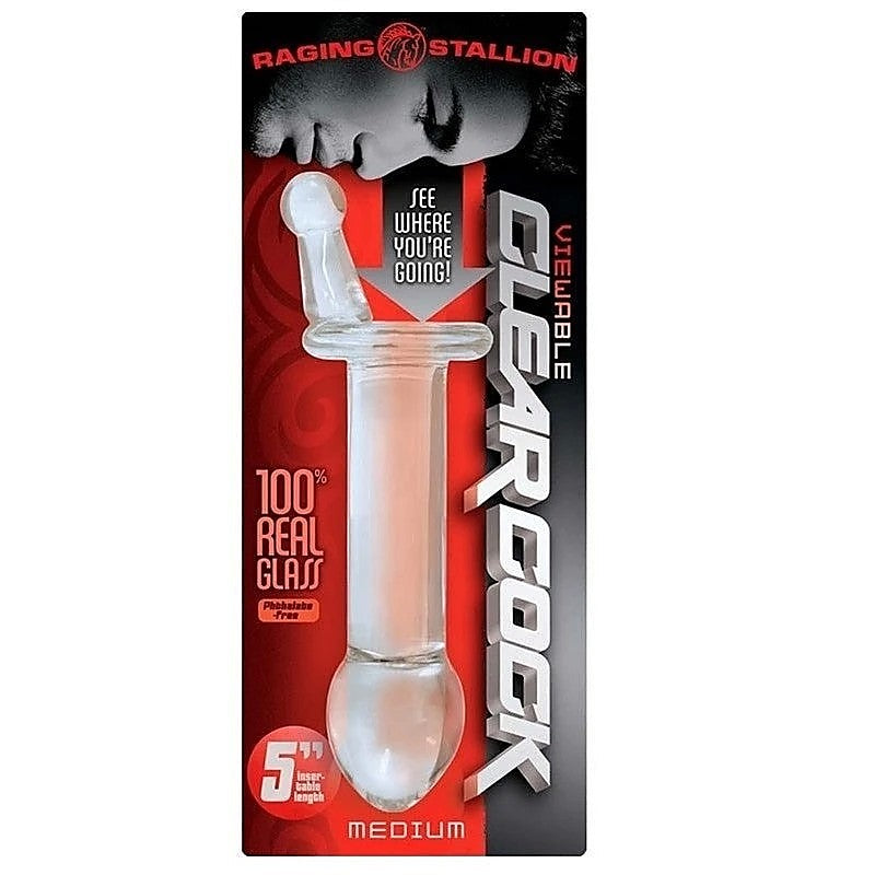 Clear Cock Viewables Medium by Icon Brands - Anal Dildos
