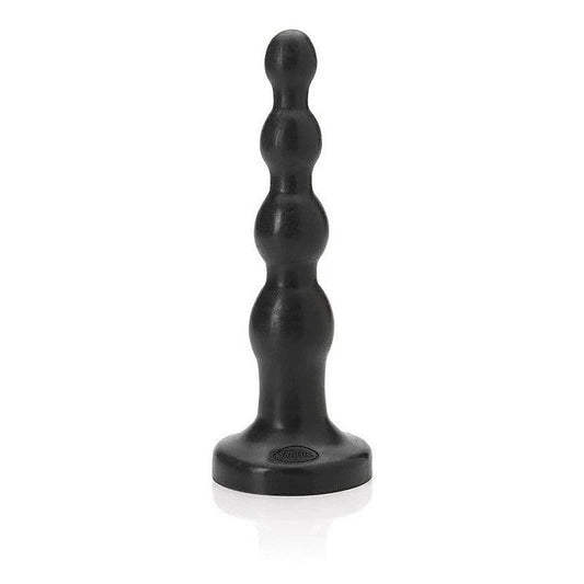 Ripple Large Black Silicone Butt Plug by Tantus - Butt Plugs