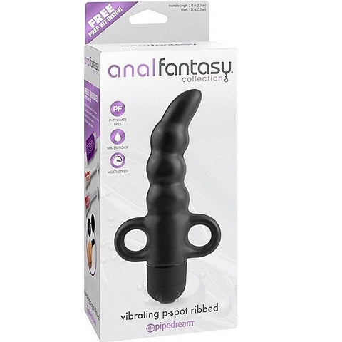 Anal Fantasy Collection Ribbed Vibrating P-Spot Massager - Prostate Toys