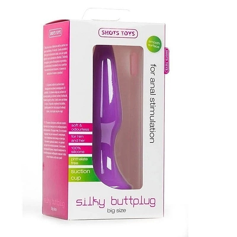 Premium Silky Butt Plug Big by Shots Toys - Butt Plugs