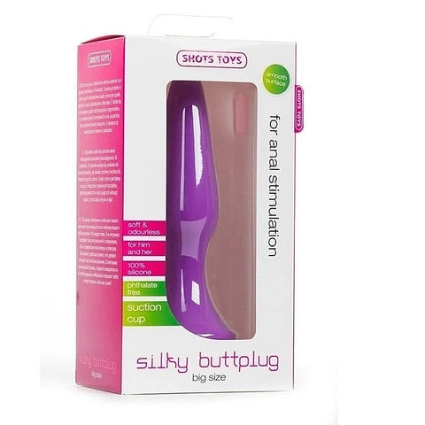 Premium Silky Butt Plug Big by Shots Toys - Butt Plugs