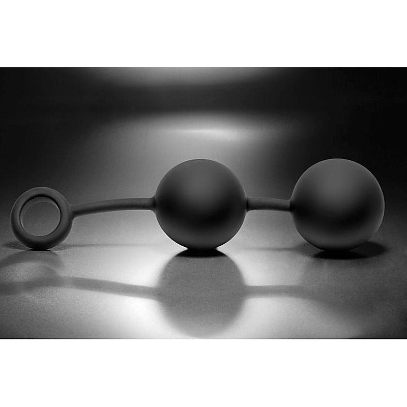 Tom of Finland Weighted Anal Balls by XR Brands - Anal Beads and Balls