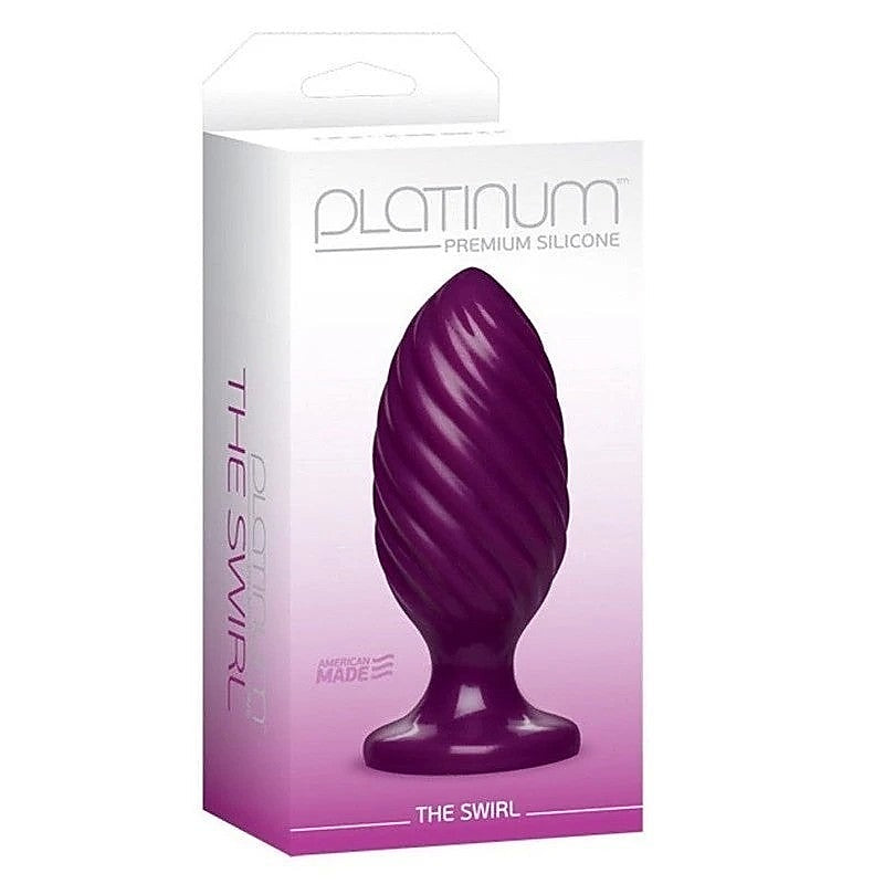 The Swirl Silicone Anal Plug by Doc Johnson - Butt Plugs