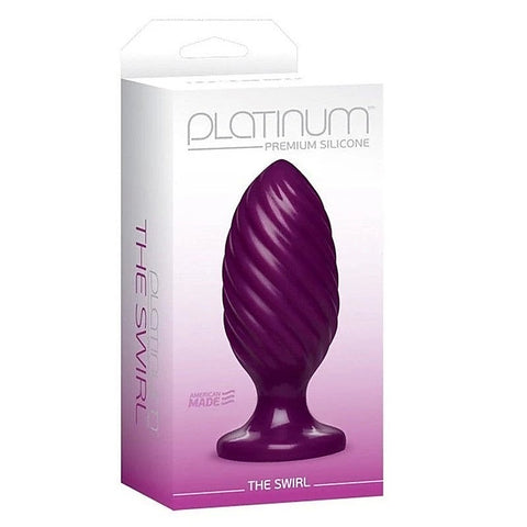 The Swirl Silicone Anal Plug by Doc Johnson - Butt Plugs
