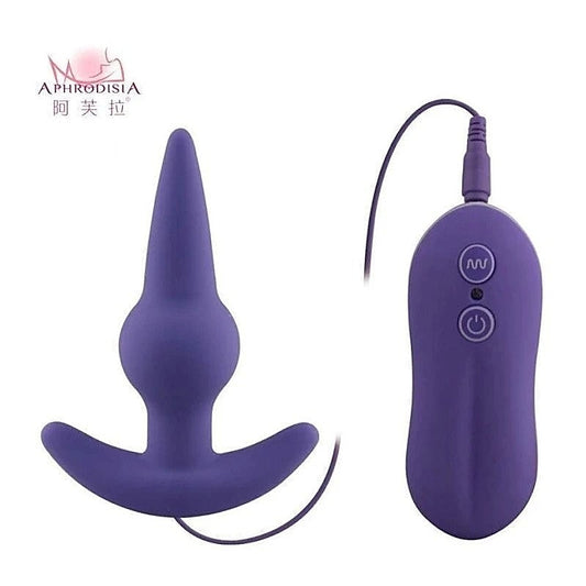 Vibrating Anal Bulb Probe Butt Plug by Aphrodisia - Butt Plugs