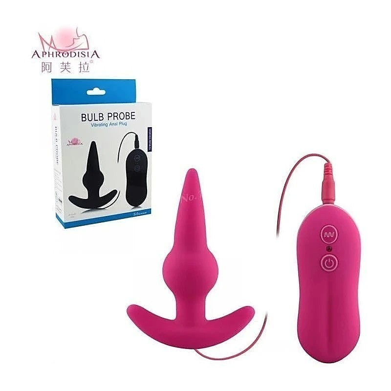 Premium Vibrating Anal Bulb Probe by Aphrodisia - Butt Plugs