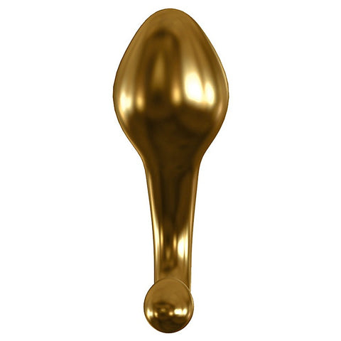 Pipedream Icicles Gold Edition G11 Glass Prostate Massager Hand Blown Glass - Glass Sex Toys