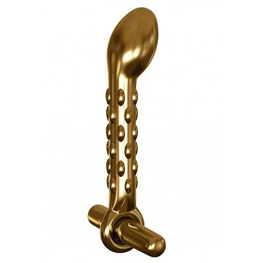 Icicles Gold Edition G07 Glass P-Spot Vibrator - Glass Sex Toys