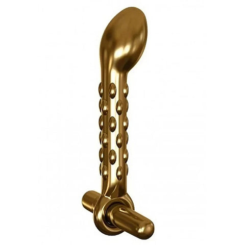 Pipedream Products Icicles Gold Edition G07 Glass P Spot Vibrator - Glass Sex Toys