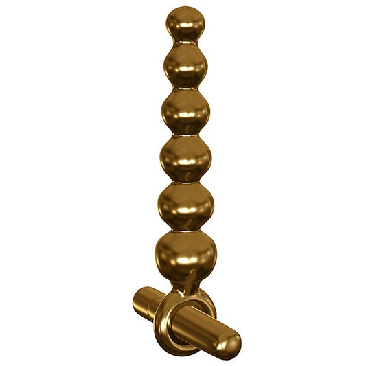 Icicles Gold Edition G06 Glass Anal Beads by Pipedream - Glass Sex Toys