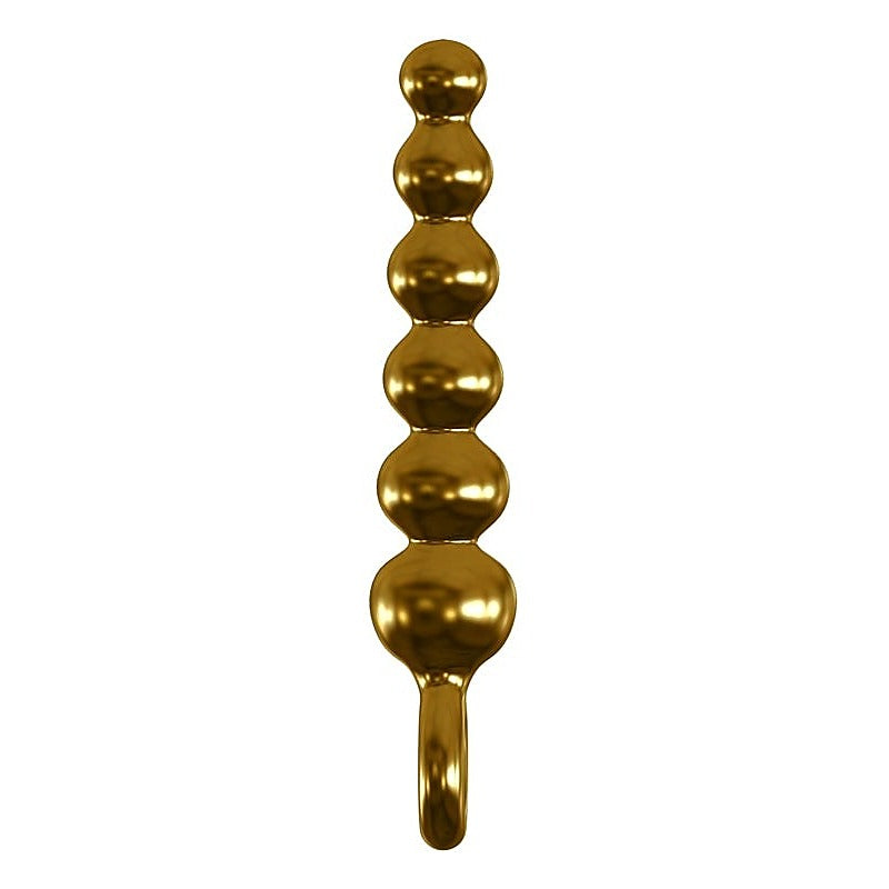 Icicles Gold Edition G06 Glass Anal Beads by Pipedream - Glass Sex Toys