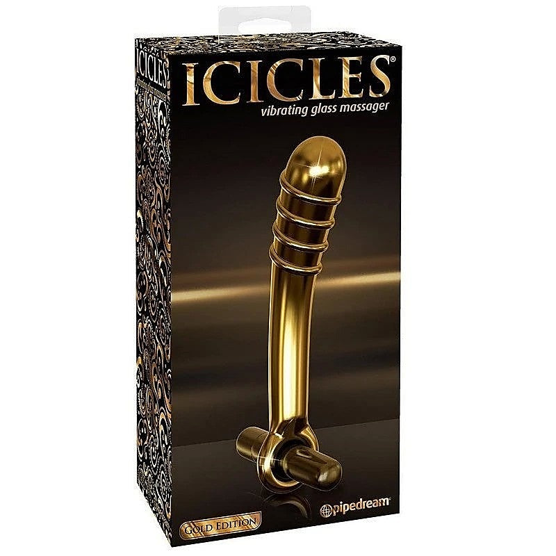 Icicles Gold Edition G05 Vibrating Dildo by Pipedream - Anal Dildos