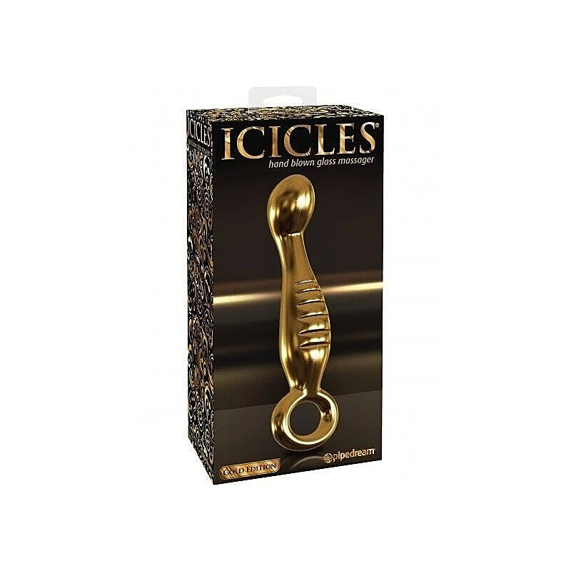 Icicles Gold Edition G04 Glass Dildo by Pipedream - Anal Dildos
