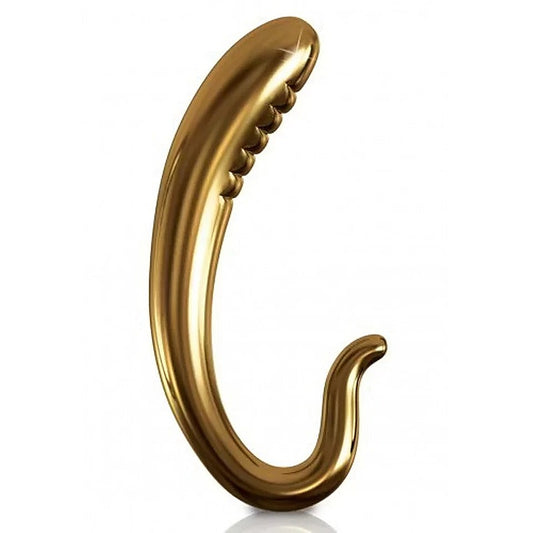 Icicles Gold Edition G03 Glass Prostate Vibrator - Glass Sex Toys