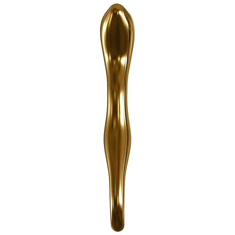 Pipedream Products Icicles Gold Edition G01 Glass Prostate Massager - Glass Sex Toys
