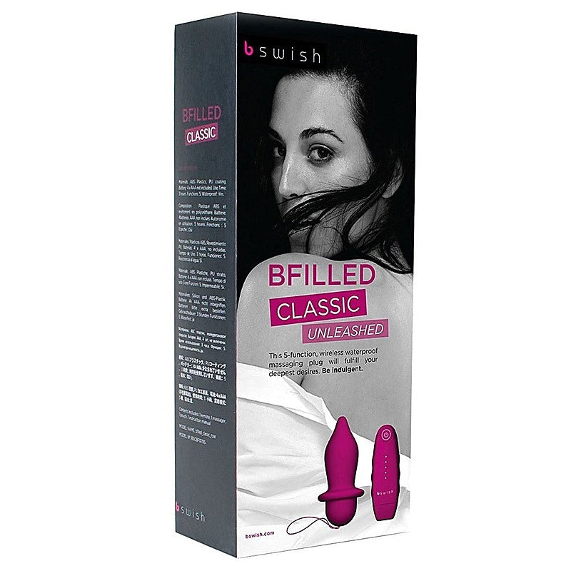 B Swish BFILLED Classic Unleashed Plug Wireless Remote Control Vibrator - Rabbit Vibrators