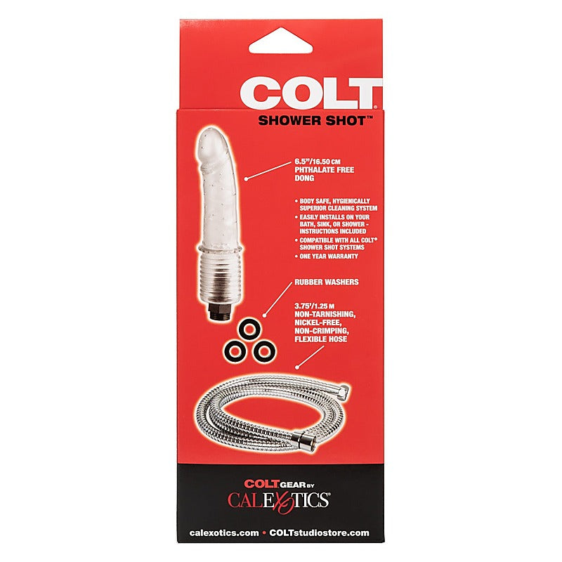 Shower Shot Dildo Shape Anal Douche by California Exotics - Enemas and Douches