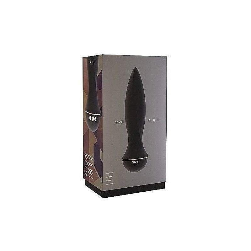 Shots Toys Vive Aki Anal Vibrator with 10 Vibration Patterns - Anal Vibrators