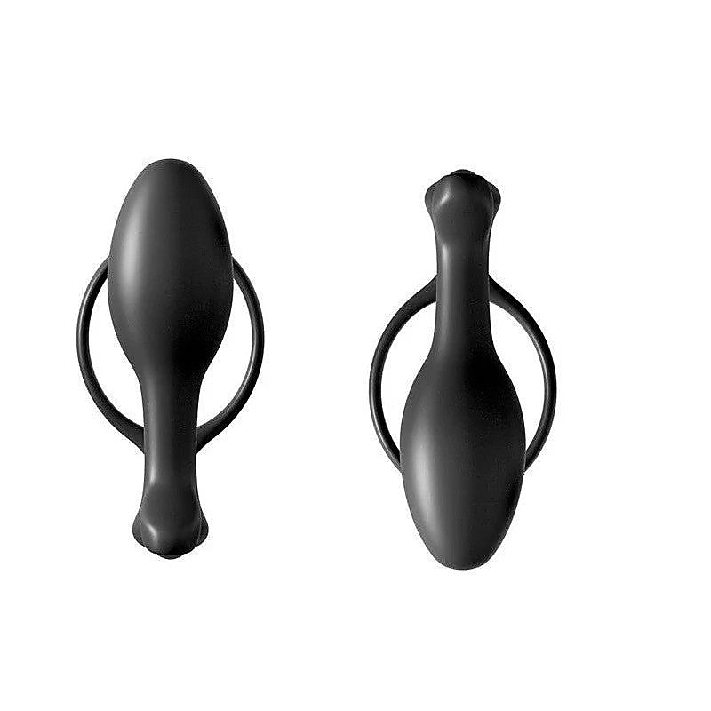 Anal Fantasy Ass Gasm Cock Ring with Beginner Anal Plug - Ball and Cock Toys