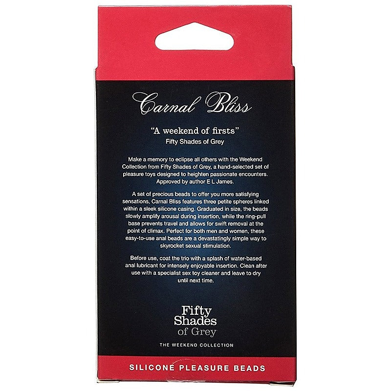 Carnal Bliss Pleasure Anal Sex Beads by Love Honey - Anal Beads and Balls