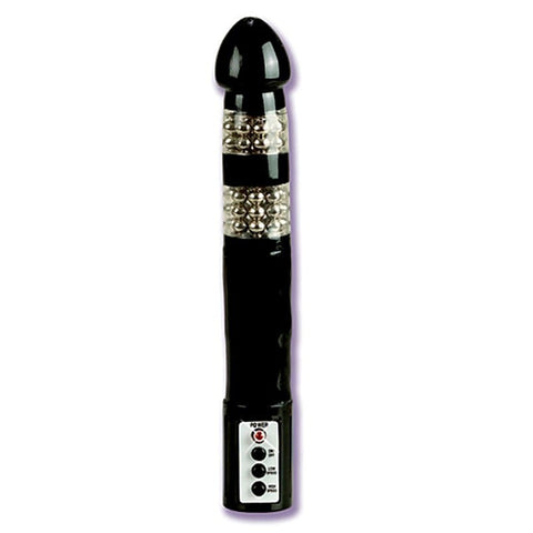 California Exotics Colt Rotating Beaded Backdoor Pleasure Probe Anal Sex Toy - Jelly Vibrators