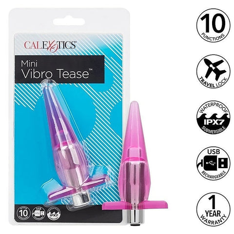 California Exotics Mini Vibro Tease Anal Vibrator - Butt Plugs