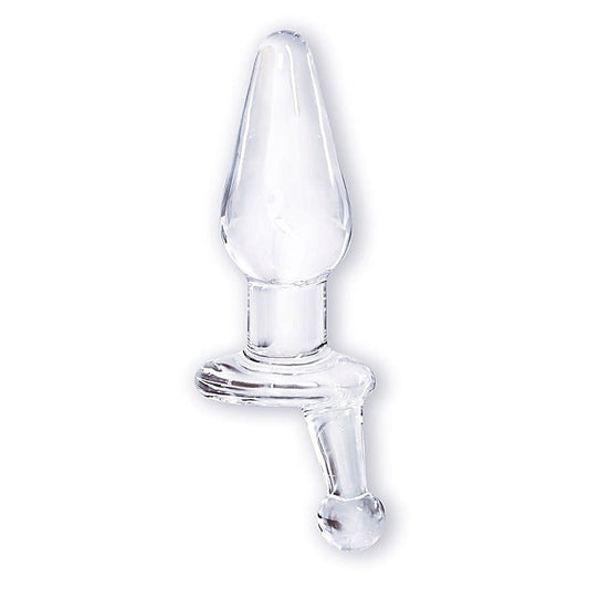 Buttman's Viewable Glass Butt Plug Bishop by Icon Brands - Glass Sex Toys
