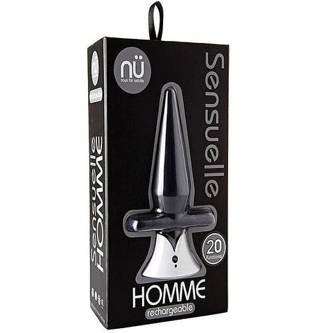 Homme Rechargeable Butt Plug by Nu Sensuelle - Butt Plugs