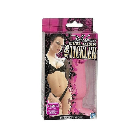 Belladonnas Evil Pink Ass Tickler Smooth Plug by Doc Johnson - Butt Plugs