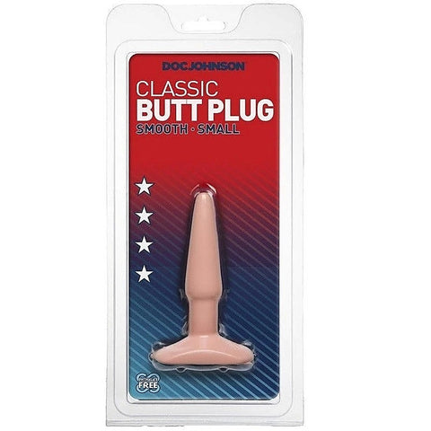 Classic Vinyl Butt Plug Smooth Small by Doc Johnson - Butt Plugs