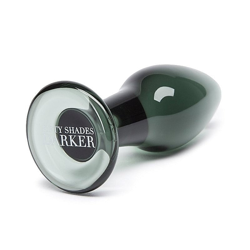 Fifty Shades Darker Glass Butt Plug by Love Honey - Glass Sex Toys